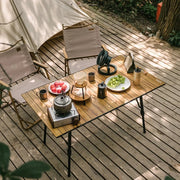 portable folding aluminum camping table - MRSLM