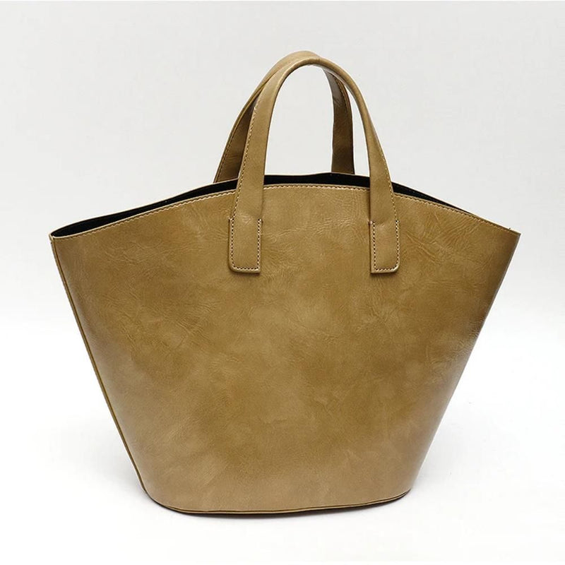vegan leather tote bag, view 8 - MRSLM