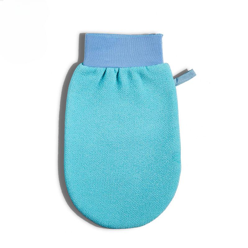 exfoliating body scrub mitt, view 2 - MRSLM