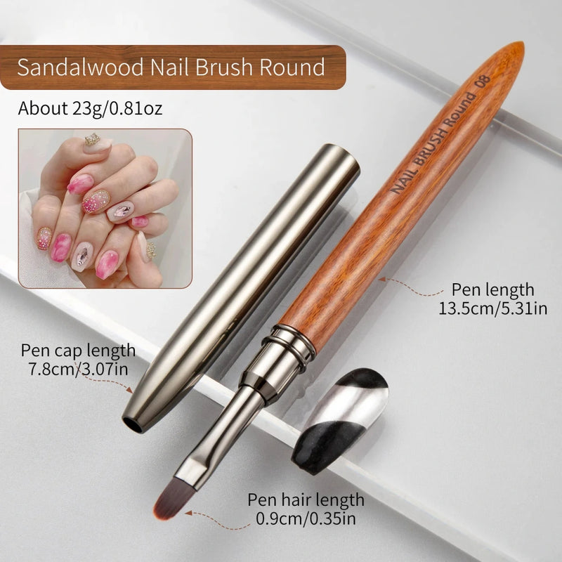 reusable nail liner brush, view 9 - MRSLM