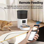 automatic pet feeder with camera, view 6 - MRSLM