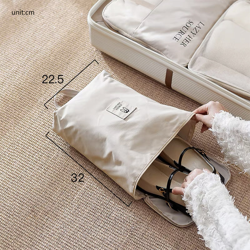 portable waterproof travel shoe bag, view 2 - MRSLM