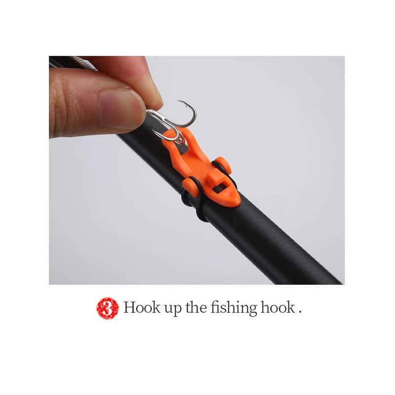 fishing rod hook keeper and lure holder, view 12 - MRSLM