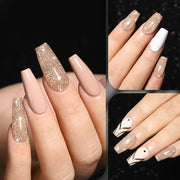 champagne red reflective glitter gel polish, view 5 - MRSLM