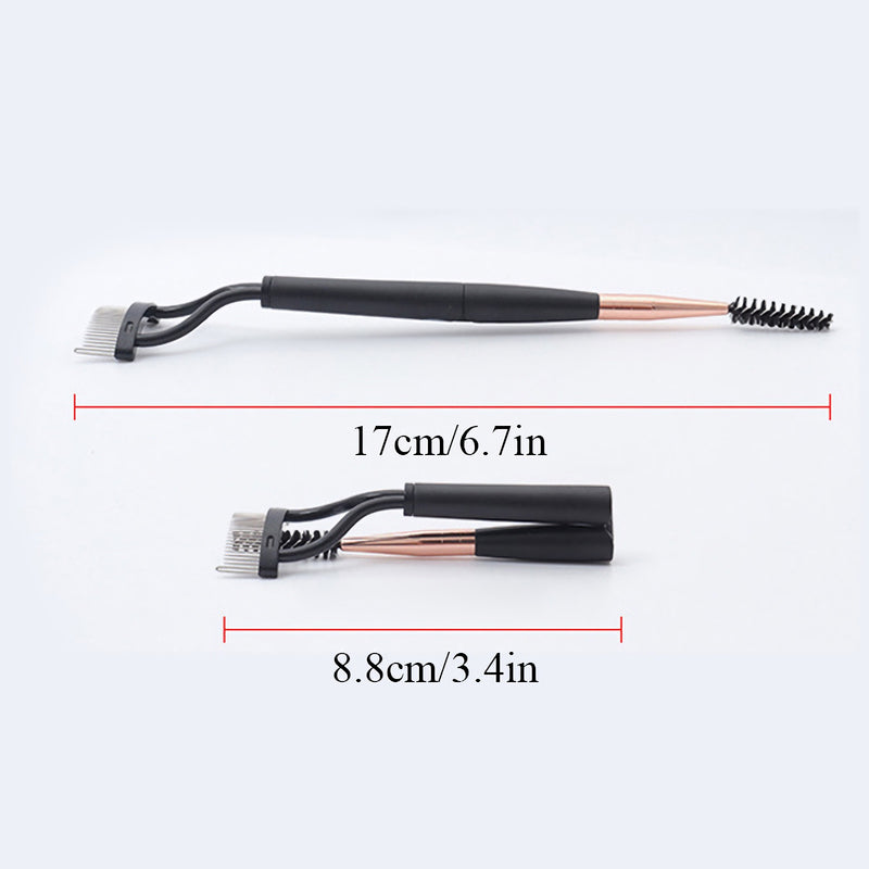 Foldable steel teeth eyelash brush, view 14 - MRSLM
