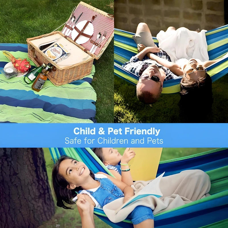 portable thick canvas hammock, view 5 - MRSLM