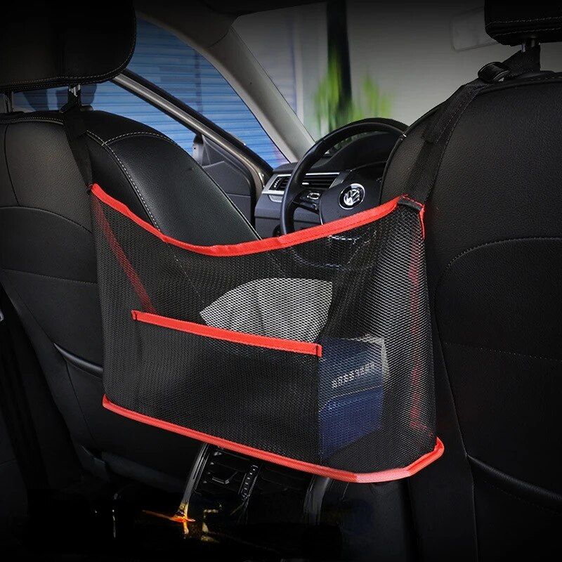 Car seat organizer with pet barrier, view 8 - MRSLM