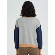 chic vintage V-neck knit cardigan, view 7 - MRSLM