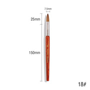 kolinsky acrylic nail brush, view 11 - MRSLM