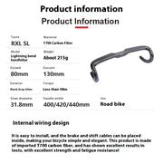 carbon fiber drop bar, view 2 - MRSLM
