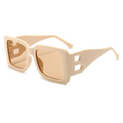 Oversized rectangular sunglasses, view 2 - MRSLM