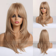 gradient straight wig with side bangs, view 2 - MRSLM