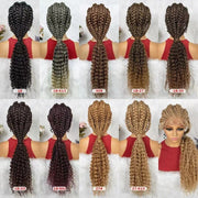 lace braided hand-woven wig, view 11 - MRSLM