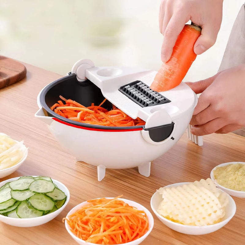 2-in-1 vegetable slicer and fruit strainer - MRSLM