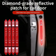 vehicle door reflective stickers, view 3 - MRSLM