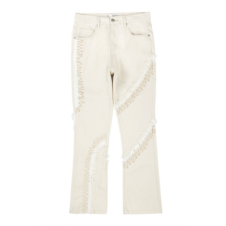 Women's Zip Panel Apricot Jeans