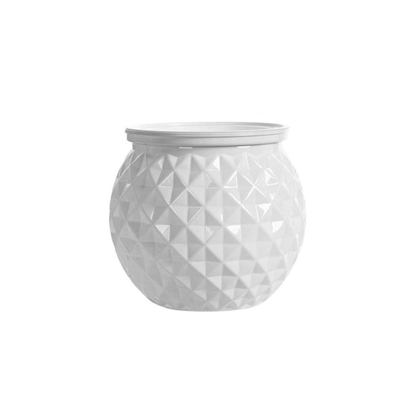 self-watering succulent pot with fish tank, view 2 - MRSLM