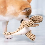 dinosaur plush chew toy for dogs, view 6 - MRSLM