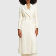 mid-length double breasted blazer coat - MRSLM
