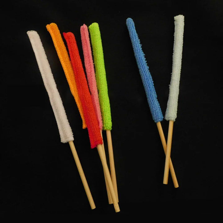 12pcs Microfiber Detail Duster Sticks for Precise Cleaning