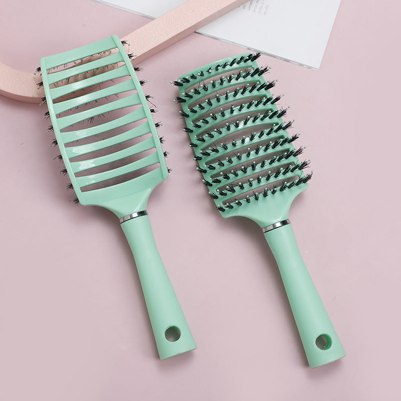 curly hair detangling brush, view 9 - MRSLM