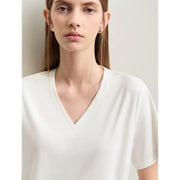v-neck short sleeve t-shirt, view 7 - MRSLM