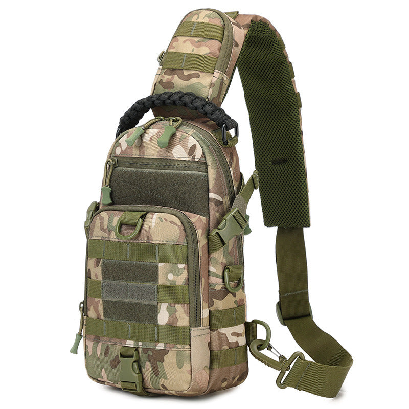 camouflage outdoor chest bag, view 8 - MRSLM
