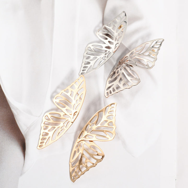 Angel Wing Butterfly Stud Earrings for Women