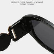 Retro irregular square sunglasses, view 7 - MRSLM