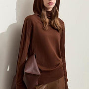 minimalist hooded slim-fit sweater - MRSLM