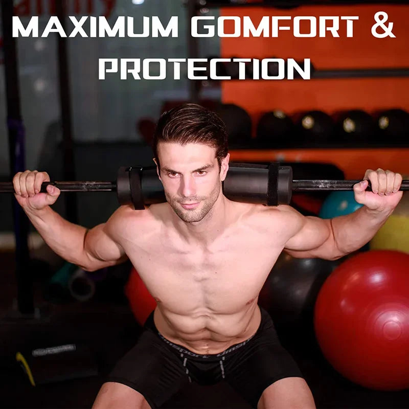 thickened barbell squat pad, view 3 - MRSLM