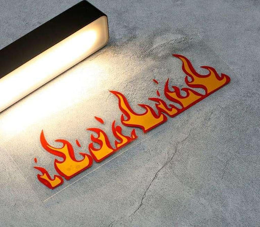 vinyl fire stickers for car motorcycle and laptop - MRSLM