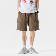 men's thin retro overalls shorts - MRSLM