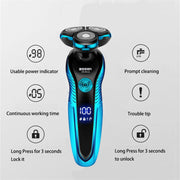 rechargeable electric shaver and beard trimmer, view 5 - MRSLM