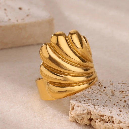 vintage feather open ring - MRSLM