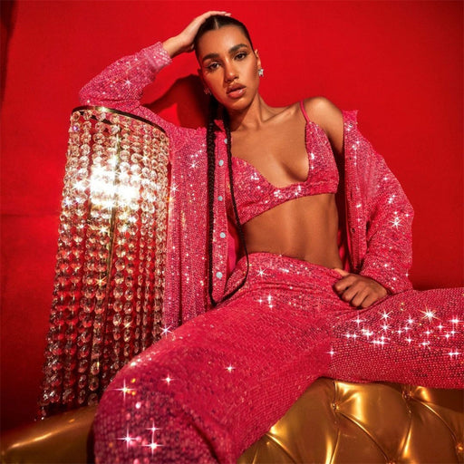 sequined shirt vest and pants three-piece set - MRSLM
