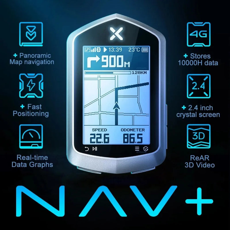 GPS bike computer, view 3 - MRSLM