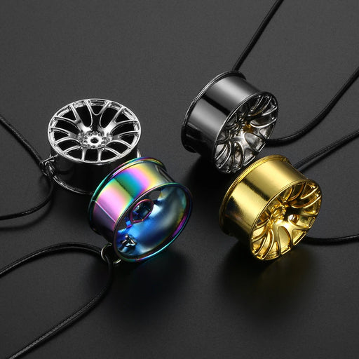 metal wheel hub pendant for car rearview mirror - MRSLM
