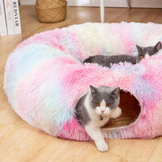 cozy cat tunnel bed, view 7 - MRSLM