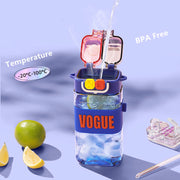 leak-proof kids water bottle with straw, view 8 - MRSLM