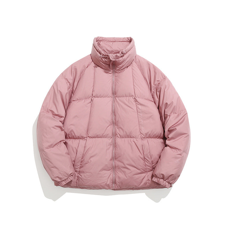 unisex stand-up collar down jacket, view 6 - MRSLM