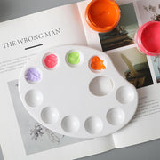 fish-shaped 10-well paint palette - MRSLM