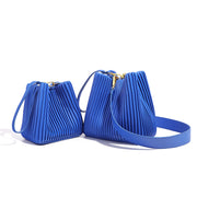 ruched bucket bag, view 23 - MRSLM