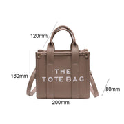 women's PU leather tote bag, view 5 - MRSLM