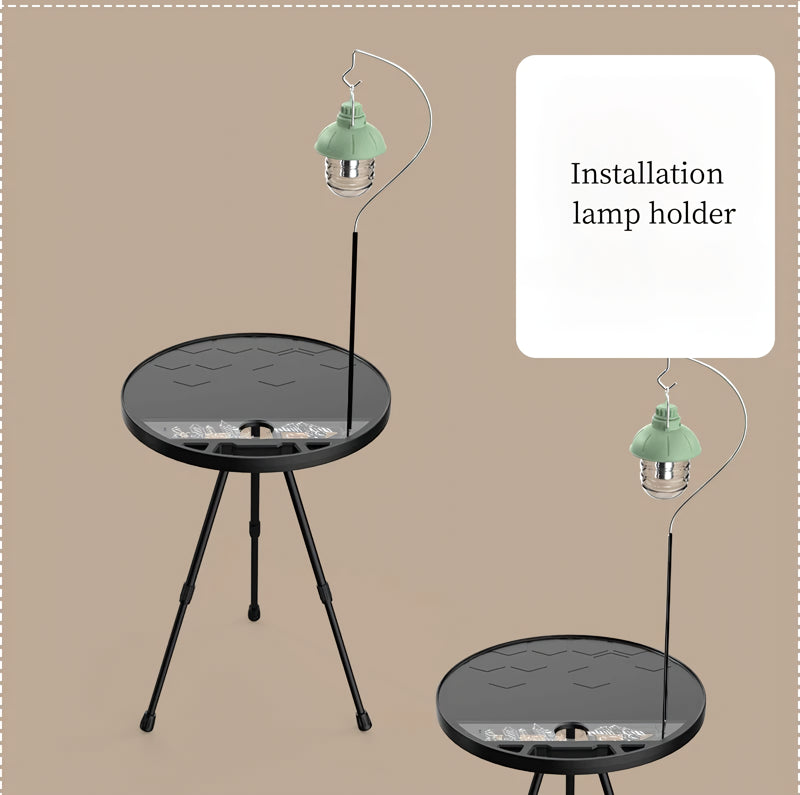portable folding round camping table, view 5 - MRSLM
