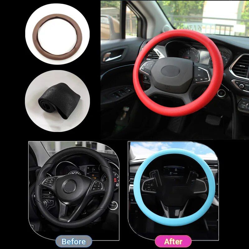 Universal Silicone Steering Wheel Cover for Summer