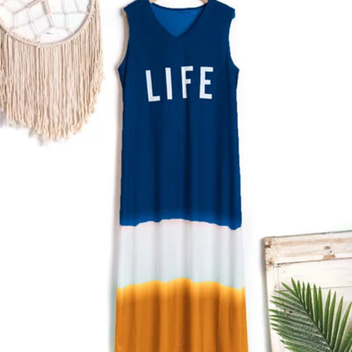 women's long cotton vest dress - MRSLM