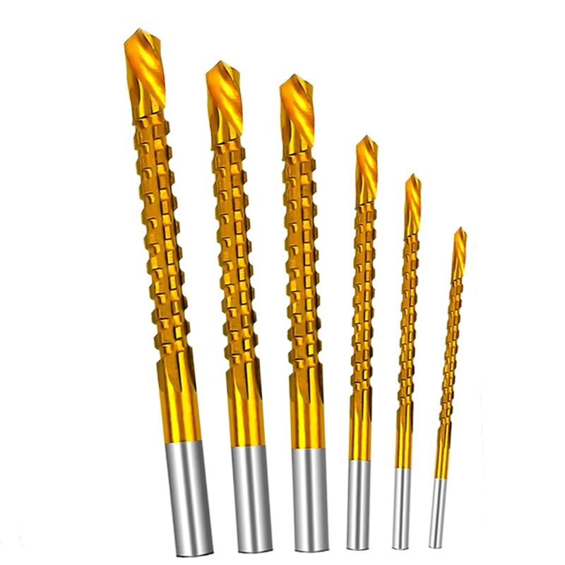 6 Pcs Twist Drill Bit Set