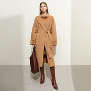women's long wool coat - MRSLM