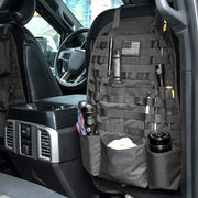 tactical car seat back organizer with molle, view 4 - MRSLM